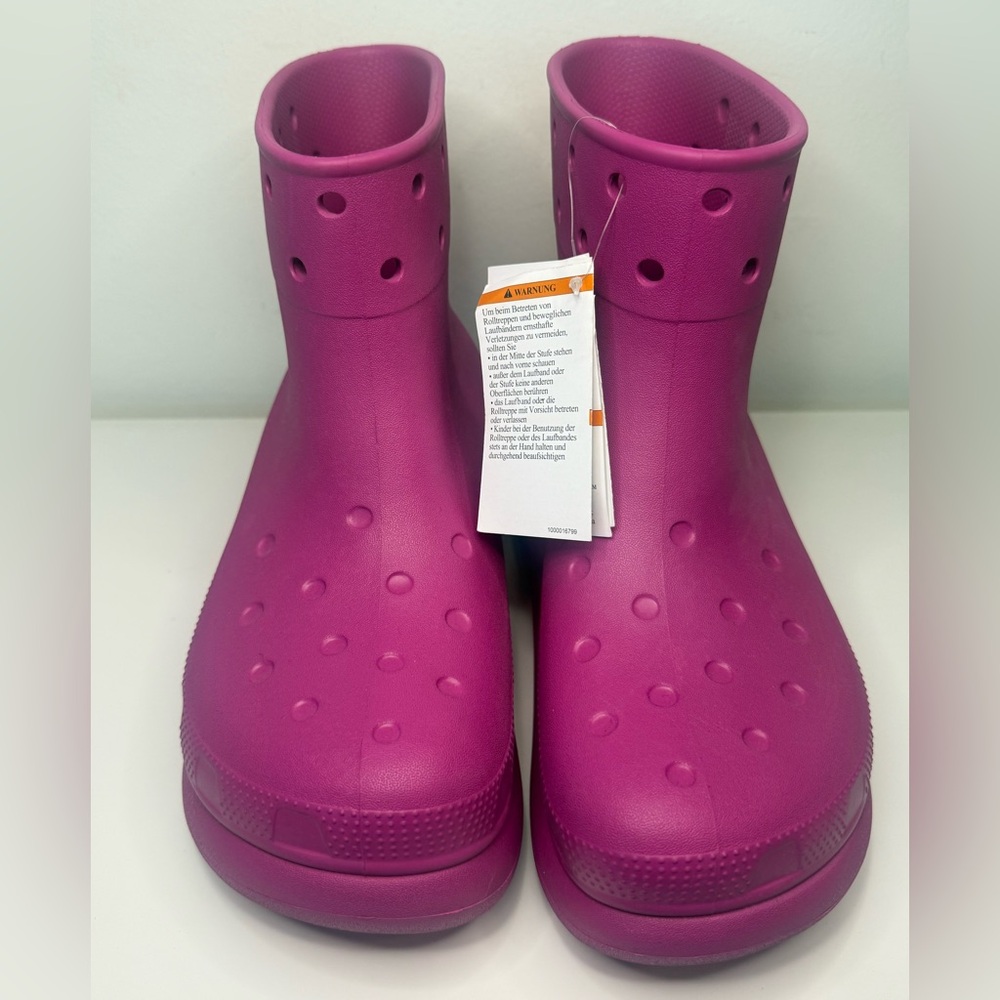 BNIB CROCS Crush Platform Waterproof Boots $80 pink